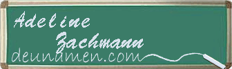 Adeline Zachmann Visitenkarte